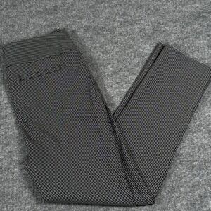 Hillary Radley Pants M Gingham Check Straight Leg Dress Career Smart Casual Work